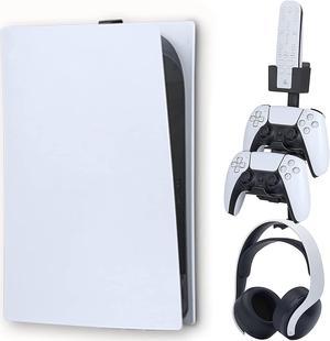  UPOK Wall Mount for PS5 - Accessories Playstation 5  Digital/Disc Edition Console Floating Shelf Behind TV, with 2 Detachable  Controllers Holder Rack, Solid Metal Stand Kit, Easy Installation : Video  Games