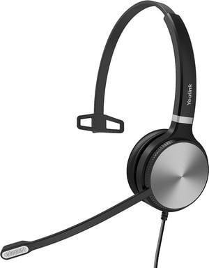Yealink UH36 Professional Wired Headset - Telephone Headphones for Calls and Music, Noise Cancelling Headset with Mic for Computer PC Laptopfor Teams Optimized, Mono,3.5mm Jack/USB Connection