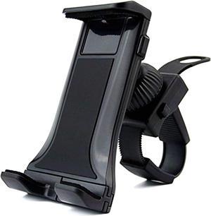 DHYSTAR Indoor Cycling Bike Holder, Universal Tablet Cell Phone Mount Holder Stand for Stationary Gym Handlebar on Exercise Spin Bike, Spinning Bicycle, Treadmill, Elliptical,360 Rotation Adjustable