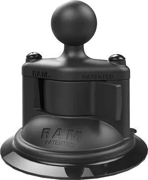 RAM MOUNTS Twist-Lock Composite Suction Cup Base with Ball RAP-B-224-1U with B Size 1" Ball
