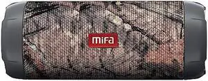 MIFA WildRod Portable Bluetooth Speaker with Lights, Micro SD Card Slot, 30W, Camouflage