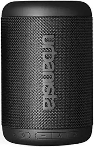 Urbanista Wireless Bluetooth Speaker, Portable Speaker Water Resistant IPX5, 12H Playtime, Button Control, Bluetooth 5.2 Dual Pairing, Loud Speaker Stereo Sound, Outdoor Speakers, Memphis, Black