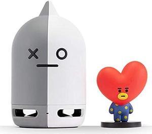 BT21 Official Friends Duo Bluetooth Stereo Portable Speaker & Figure Set for Home, Outdoors, Travel (Speaker Van + Figure TATA)