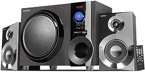 Boytone BT-225FB Wireless Bluetooth Stereo Audio Speaker with Powerful Sound, Bass System, Excellent Clear Sound & FM Radio, Remote Control, Aux-in Port, USB/SD/for Phone's, Laptops, Black, 60w