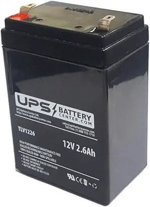UPSBatteryCenter® 12V 2.6Ah Compatible Replacement Battery for ION Audio Solar Stone Multi ISP75 Outdoor Speaker