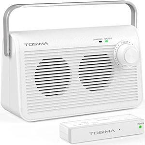 Wireless Speaker for TV, Easy Control Portable TV Soundbox for Hard of Hearing and Elderly (TV Need 3.5mm Jack or Audio Out Plug)