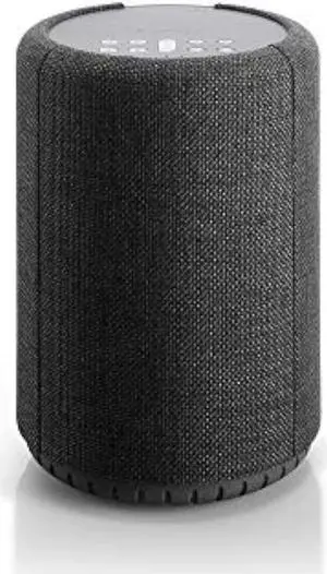 Audio Pro A10 Wireless Speaker | Wall Mountable, High Fidelity, Multiroom Bluetooth Speaker w/WiFi & 3.5 mm Audio Cable Input | Spotify Connect, Alexa Compatible Devices | Dark Grey