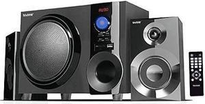 Boytone BT-210FB Wireless Bluetooth Stereo Audio Speaker with Powerful Sound, Bass System, Excellent Clear Sound & FM Radio, Remote Control, Aux-In Port, USB/SD/for Phone's, Laptops, Black, 30 W
