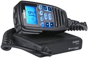 Uniden CMX760 Bearcat Off Road Series Compact Mobile CB Radio, 40-Channel Operation, Ultra-Compact for Easy Mounting, Large 7-Color Backlit LCD Display on Mic with Built-in Speaker Mic, Black
