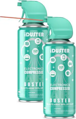 Compressed Canned Air Duster for Computer - Disposable Electronic Keyboard Cleaner for Cleaning Duster 2PCS(3.5oz)