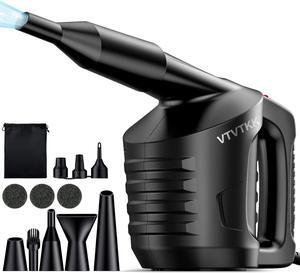 VTVTKK Compressed Air, 250W/600W Super Power Electric Air Duster, Multi-Use Dust Blower Computer Duster, for Cleaner Keyboard, Dust, Hairs, Crumbs, Tower Fans, Replaces Compressed Air Cans