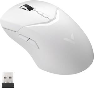 Rapoo VT9Pro Wireless Gaming Mouse  Esports Grade Performance Gaming Mice PAW 3398 Sensor 26000 DPI 1ms Response Time 68g Lightweight 10 Programmable Buttons Long Battery Life White