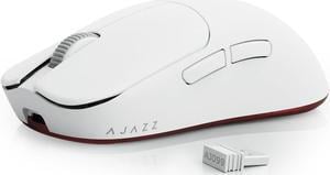 Ajazz AJ099 Superlight Wireless Gaming Mouse, Ergonomic 54g Ultra Lightweight 2.4Ghz/Wired Computer Mouse, PAW3311 12000 DPI Optical Sensor, 200Hrs Battery Programmable Buttons for Win/MAC PC Gamers