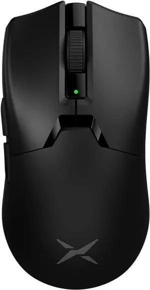DeLUX M800 Ultra Wireless Gaming Mouse, Nordic 52840 MCU, PAW3395 26000DPI, 1000Hz Polling Rate, Tri-Mode Connection, 55g Lightweight, 120 Hours Endurance (600mAh-Black)