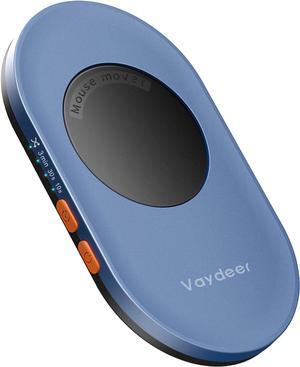 Vaydeer Ultra Slim Mouse Mover, Air 3 Mouse Jiggler with Adjustable Interval Timer, Undetectable & Noiseless, Simulates Realistic Mouse Movement, Driver-Free for Keeping The PC Active and Secure