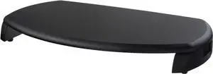 Kantek Desktop Computer Monitor Stand with Keyboard Storage, MDF Wood Top, Holds up to 80 lbs, 23" x 13.25" x 3", Black