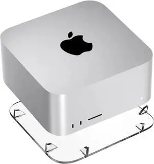Acrylic Desktop Stand for Mac Studio M2 Max, M2 Ultra, M1 Max, M1 Ultra - Mac Studio Stand Holder Compatible with Mac Studio and Mac mini, Clear
