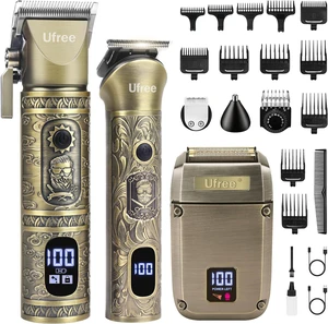 Ufree Hair Clippers for Men, Beard Trimmer, Foil Shaver 3-in-1 Grooming Kit Ufree Hair Clippers for Men, Beard Trimmer, Foil Shaver 3-in-1 Grooming Kit