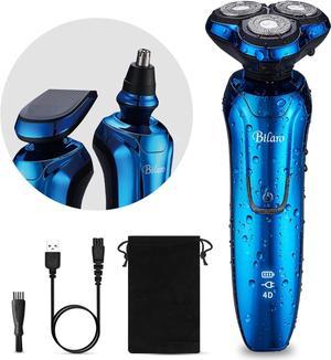 Electric Razor for Men, Electric Shavers for Men, Men's Electric Razors for Shaving Face Rotary LED Display, Electric Razors for Men Face Cordless Floating Head Rechargeable Waterproof Wet Dry
