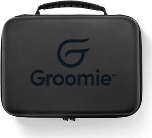 Groomie BaldiePro Travel Case (Black)  Shaving Kit Travel Organizer For Men  Sleek Portable Hard Case for Carrying On the Go  Electric Head Shaver Grooming Accessories Case for Men