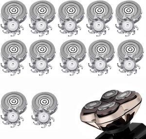 Shaver Replacement blades,Electric Razor Replacement head,Compatible with Skull 4 Head Replacement Blade for Pitbull, Butterfly Kiss, and Palm Electric Razors 12-Pack