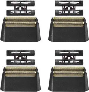 4 Pack Professional 5 Star Series Finale Shaver Replacement Foil and Cutter Bar Assembly Compatible with wahl Shaver Foil 7031-100, 7043-100 Super Close Shaving Replacement Heads (7043-4PCS)