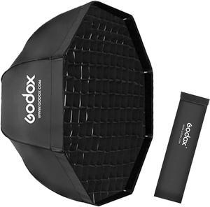 Godox Portable 95cm/37.5" Umbrella Octagon Softbox Reflector Kit with Honeycomb Grid and Carrying Bag for Studio Photo Flash Speedlight