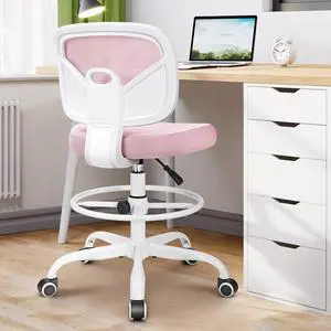 Primy Mesh Drafting Chair Pink