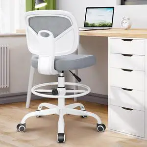 Primy Mesh Drafting Chair Gray