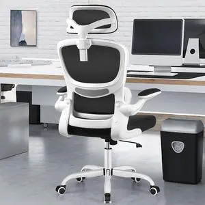 Primy Ergonomic Polyester/Polyester Blend Task Chair White