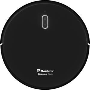 Gamma Black Robot Vacuum-Wi-Fi Connectivity, Smart mapping technology with systematic cleaning pattern, Works with Alexa, and Google, - Good for Pet Hair, Carpets, Hard Floors, Self-Charging