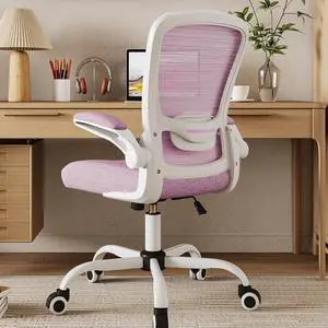 Mimoglad Home Office Chair, High Back Desk Chair, Ergonomic Mesh Computer Chair with Adjustable Lumbar Support and Thickened Seat Cushion