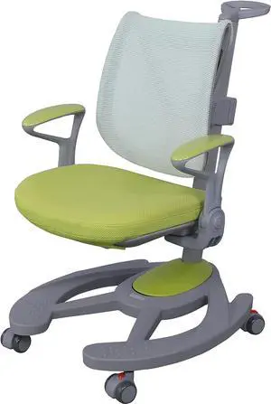ApexDesk MK Series Ergonomic Comfortable Mesh Height Adjustable Childrens Chair - Green Mesh