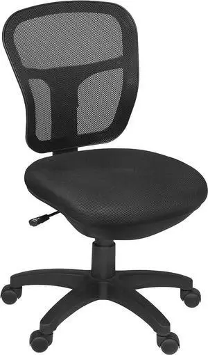 Harrison Armless Swivel Chair- Black