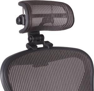 The Original Headrest for The Herman Miller Aeron Chair H3 Lead | Colors and Mesh Match Classic Aeron Chair 2016 and Earlier Models | Headrest ONLY - Chair Not Included