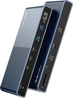 ACASIS 40Gbps Docking Station for Thunderbolt 3/4 Devices,Single 8K60Hz or Dual 4K60Hz Display,40Gbps Dock with 3 * 40Gbps Port,2*USB A 3.1,Ethernet RJ45,SD/TF 4.0,3.5mm Audio,2*USB 2.0,DC 120W
