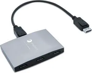 gofanco Prophecy DisplayPort 1.4 MST Hub to 3 Port DisplayPort  DP to 3 DisplayPort Displays, Extended Displays, for Windows PCs, No macOS, DP 1.4 GPU Required, TAA Compliant (PRO-MSTDP3DP14)