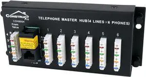 Construct Pro 1 X 6 Telephone Module with Rj31 Jack