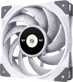 Thermaltake ToughFan 12 White High Static Pressure 2000 PWM, Metal-Reinforced Motor Hub, Gen.2 Hydraulic Bearing 120mm Case/Radiator Fan, Single Pack, CL-F117-PL12WT-A