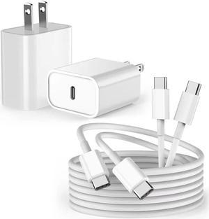 10FT Fast iPad Charger, iPad Pro Charger Cord2Pack10FT USB C CableApple Certified20W USB C Charger iPad Apple Adapter for iPad 10iPad Mini 6iPad Air 5/4iPad Pro 12.9/11 inch 2018/2020/2021/2022