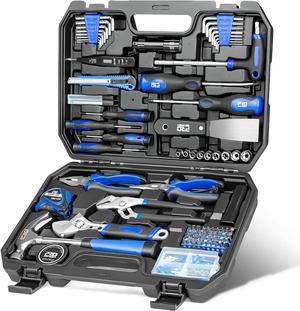 Prostormer 229-Piece Home Tool Set, General Household Hand Toolkit with Portable Tool Box, Home Tool Kit for All Purpose, Basic Starter Tools for Home Maintenance and DIY Projects