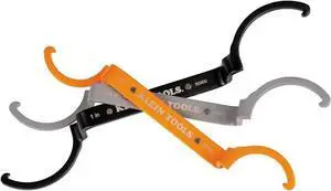 Klein Tools 50900R Conduit Lockout Wrench Set, Tighten and Loosen Locknuts in Tight Spaces, 1/2, 3/4 and 1-Inch, Offset Bends, 3-Piece