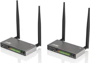 HDMI Wireless Transmitter & Receiver 1080P, Multiple TXS & RXs, 5.8G HDMI Extender with KVM, IR Remote, Loop-Out, 656FT, Cast Video Audio for Laptop, Fire TV Stick, Satellite to TV, Projector
