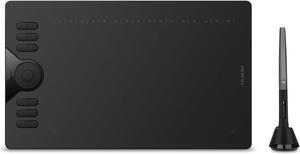 Drawing Tablet HUION HS610 Graphic Tablet with Battery-Free Stylus 8192 Pen Pressure Tilt Function, 10x6.25 Inches Digital Tablet for Animation & Design, Compatible with Windows/Mac/Android