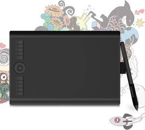 Drawing Tablet GAOMON M10K PRO 10 x 6.25 inches Large Graphic Tablet, Digital Art Tablet Supports Tilt & Radial Function with 10 Shortcut Keys, Battery-Free Stylus, Work with Mac, Windows & Android