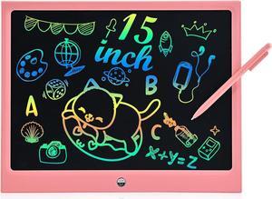 LCD Writing Tablet for Kids Toddler Toys, 15 Inch Drawing Board, Doodle Board Gifts for Kids,Kids Toy Christmas Birthday Gift, Drawing Tablet for 3 4 5 6 Years Old Toddler Boys Girls