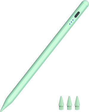 Pen for ipad 2018-2023, HATOKU Quick Charging Pencil 2nd Generation with Tilt & Palm Rejection, Pen for ipad Compatible with ipad Air 3/4/5, ipad Mini 5/6, ipad 6-10 Gen, ipad Pro 11/12.9" (Green)