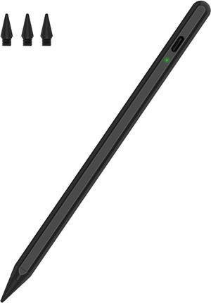 Stylus Pen for iPad, Upgrade Professional iPad Pencil with 5-30 Minute Fast Charging, iPad Pen for Students Classroom Learning, Note-taking, Drawing, Apple Pen Compatible with iPad/Mini/Air/Pro, Black