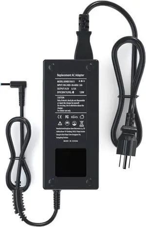 120W 19.5V 6.15A Laptop Charger Only for HP Envy 15 15t 17 M6 M7 15t-j000 15-j008tx 15-j051nr 17t-j100 17-1006tx 17-1007tx M7-j078ca Sleekbook HSTNN-CA25 732811-002 710415-001 Cord Blue Tip