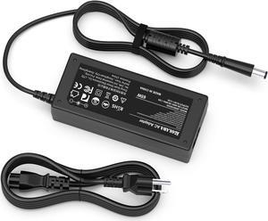 65W Laptop Charger AC/DC Adapter for HP Pavilion G4 G6 G7 M6 DM4 DV4 DV5 DV6 G60 G61 G72; EliteBook 2540p 2560p 2570p 2730p 2740p Power Supply Cord